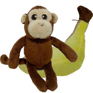 Obrázek z Opice v banánu plyš Re-PET 